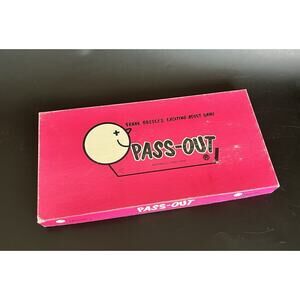 Pass Out Board Game 1971 • Frank Bresee Drinking Game • Vintage Adult Party